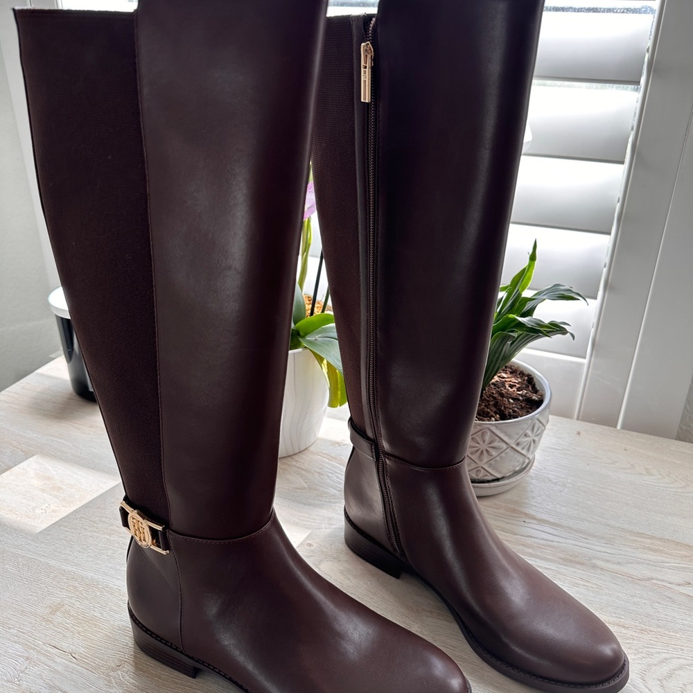 NEW‼️ Tommy Hillfiger Brown Riding Boots